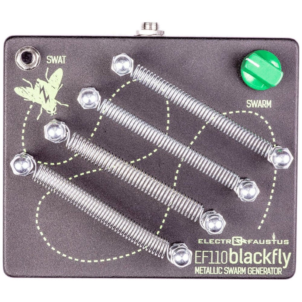 Electro-Faustus Blackfly Spring Activated Instrument Synthesizer Pedal
