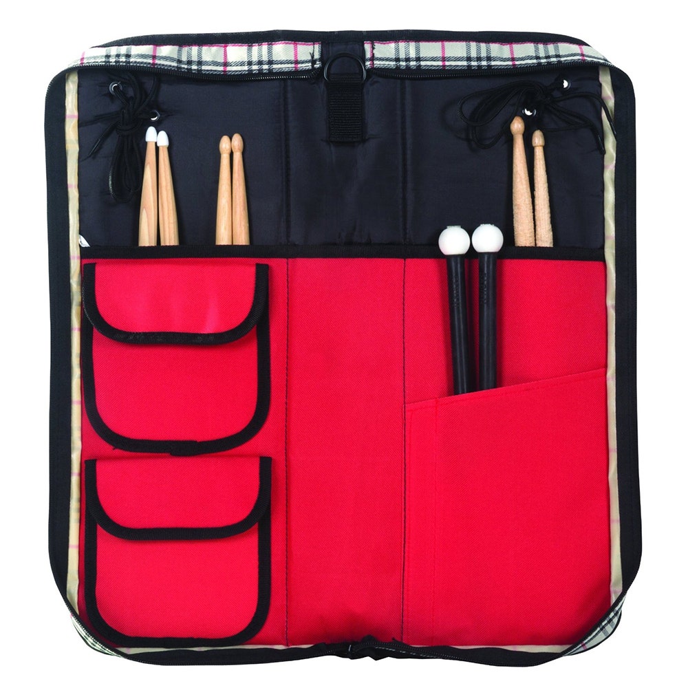 Sabian QS1PD Quick Drum Stick & Mallet Bag in Plaid