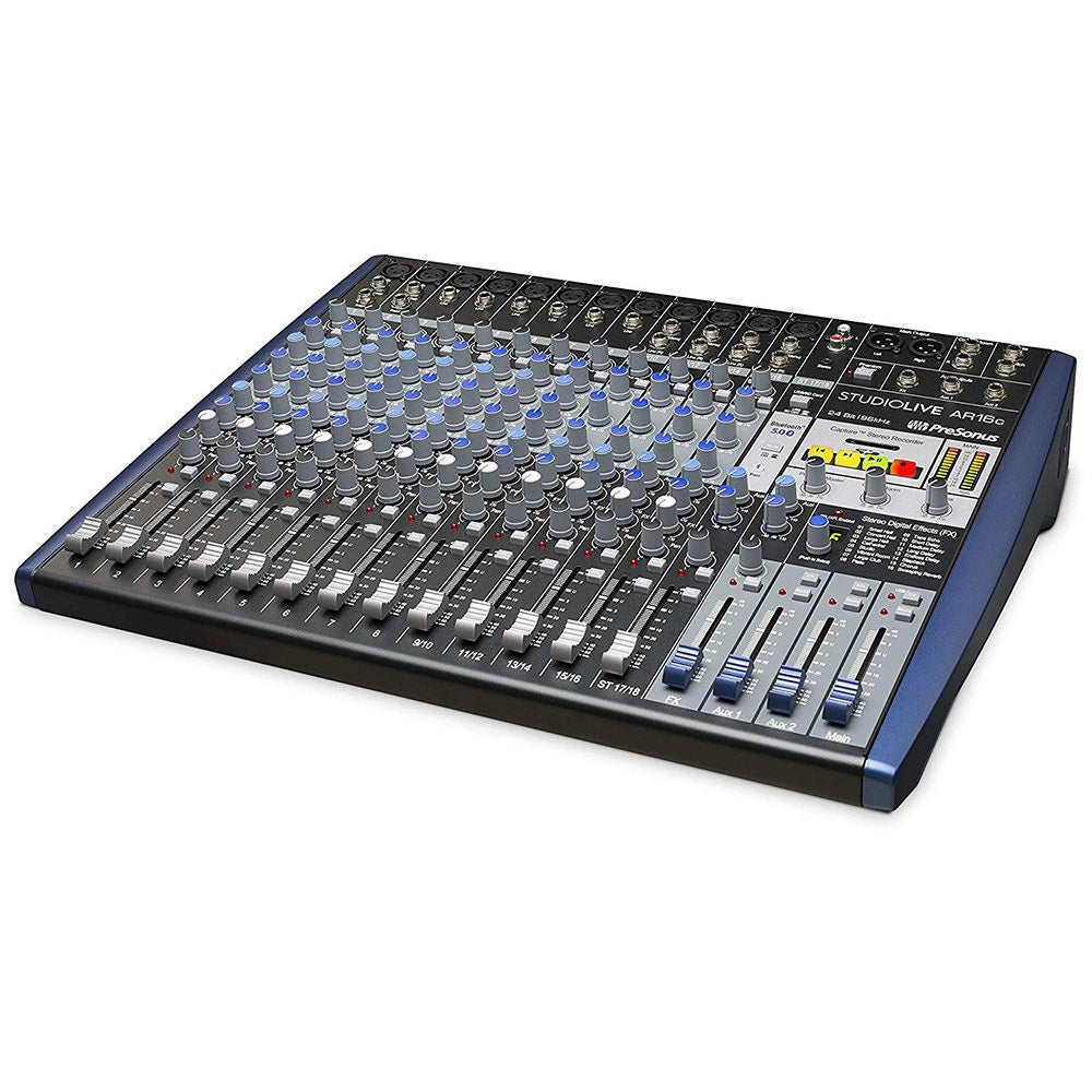 PreSonus StudioLive AR16c Recording Mixer and USB Audio Interface, 16 Channels