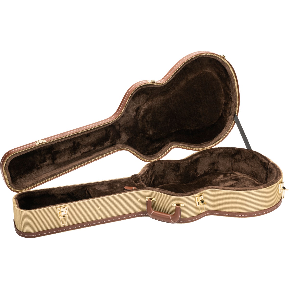 Gretsch G2420T Tweed Case for Streamliner Guitars, Brown Plush Interior