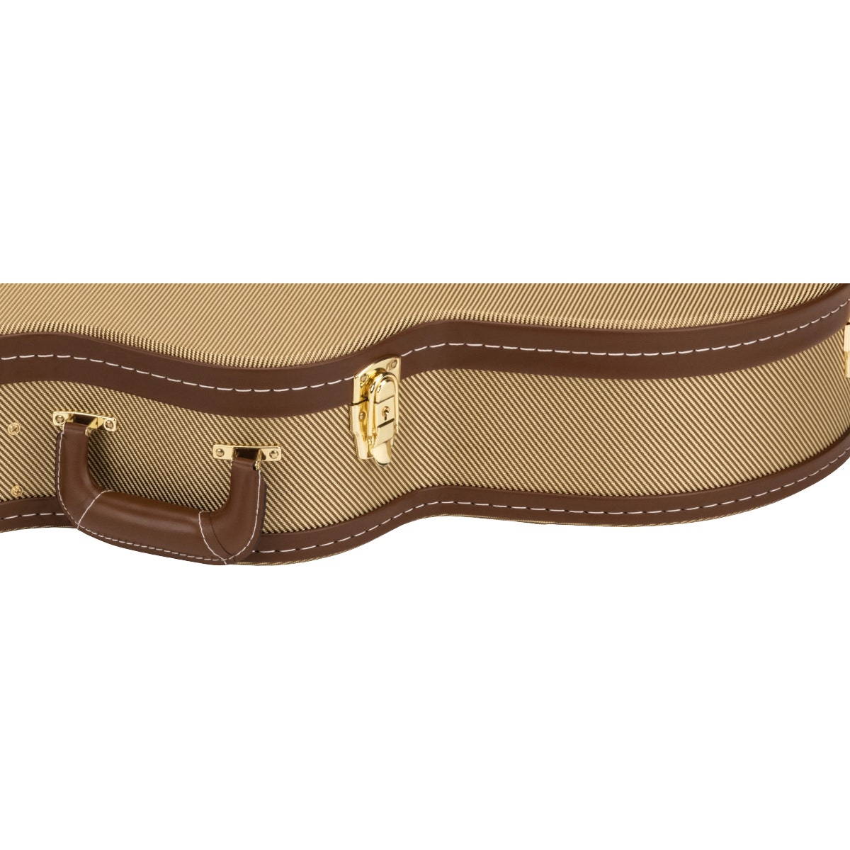 Gretsch G2420T Tweed Case for Streamliner Guitars, Brown Plush Interior