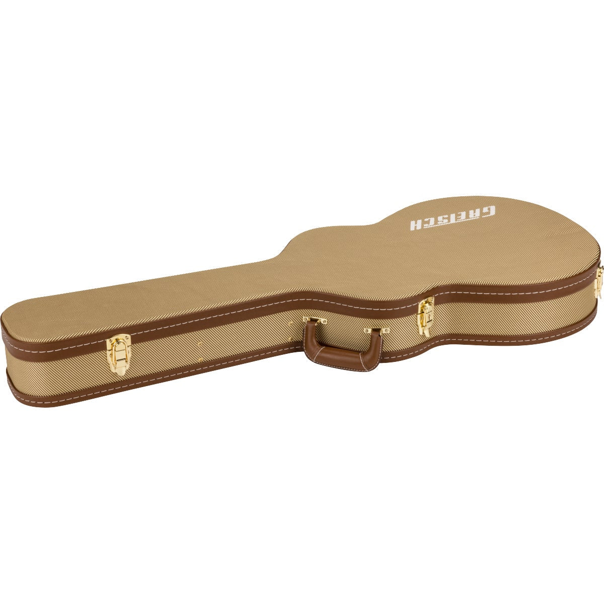 Gretsch G2622T Tweed Case for Streamliner Guitars, Brown Plush Interior