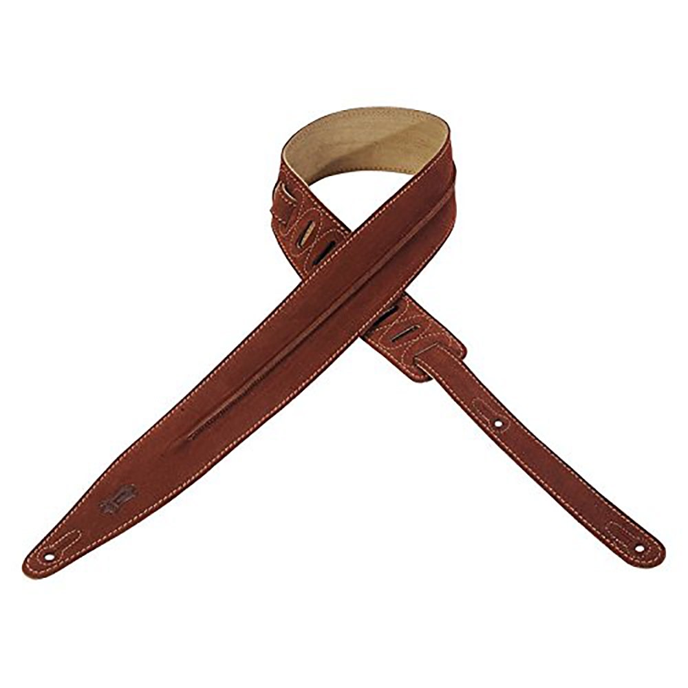 Levy's MS317HUD-RST 2 1/2" Hudson Series Designer Guitar Strap - Rust