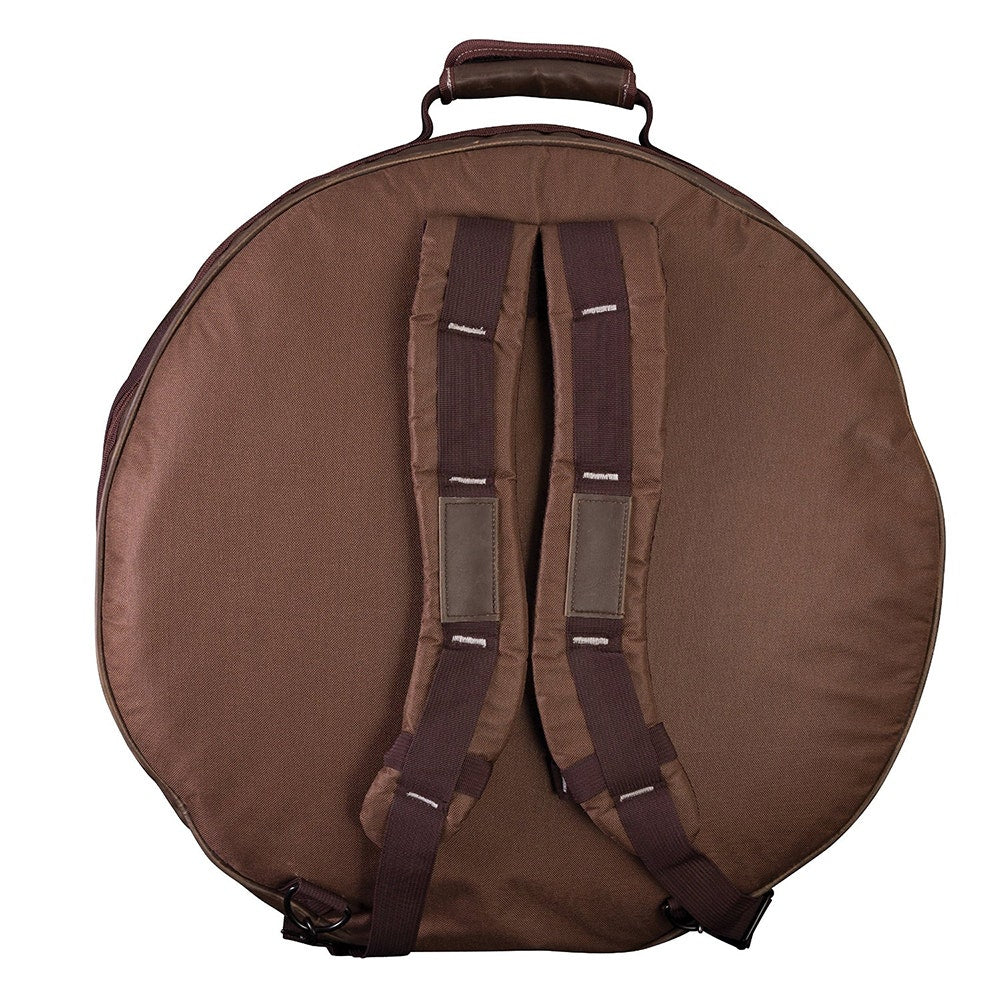 Sabian F22VBWN Fast 22" Vintage Cymbal Bag with Fast Hat Pocket in Vintage Brown