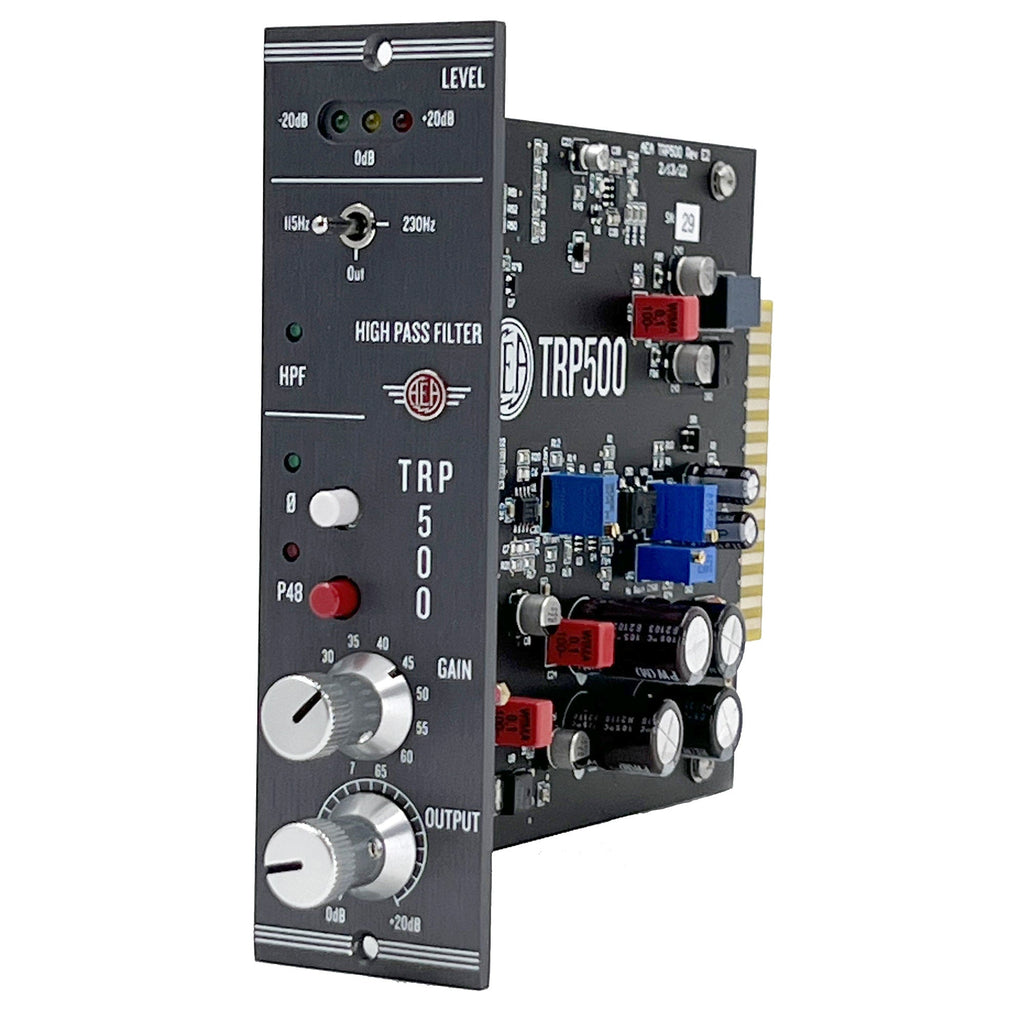 AEA TRP500 500 Series 3rd Generation Microphone Preamp with 85dB Gain