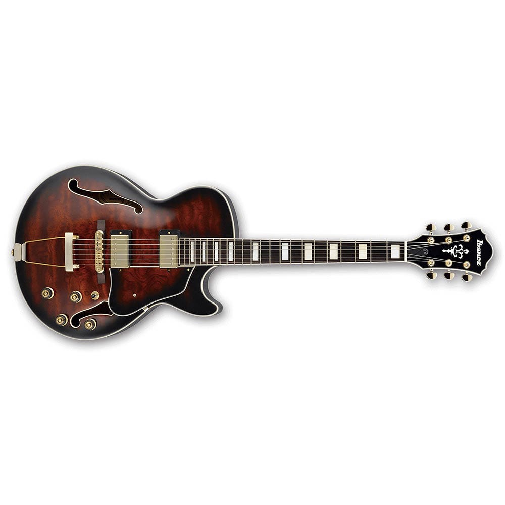 Ibanez AG95 DBS Artcore Expressionist Hollowbody Electric Guitar - Dark Brown Sunburst (B-STOCK)