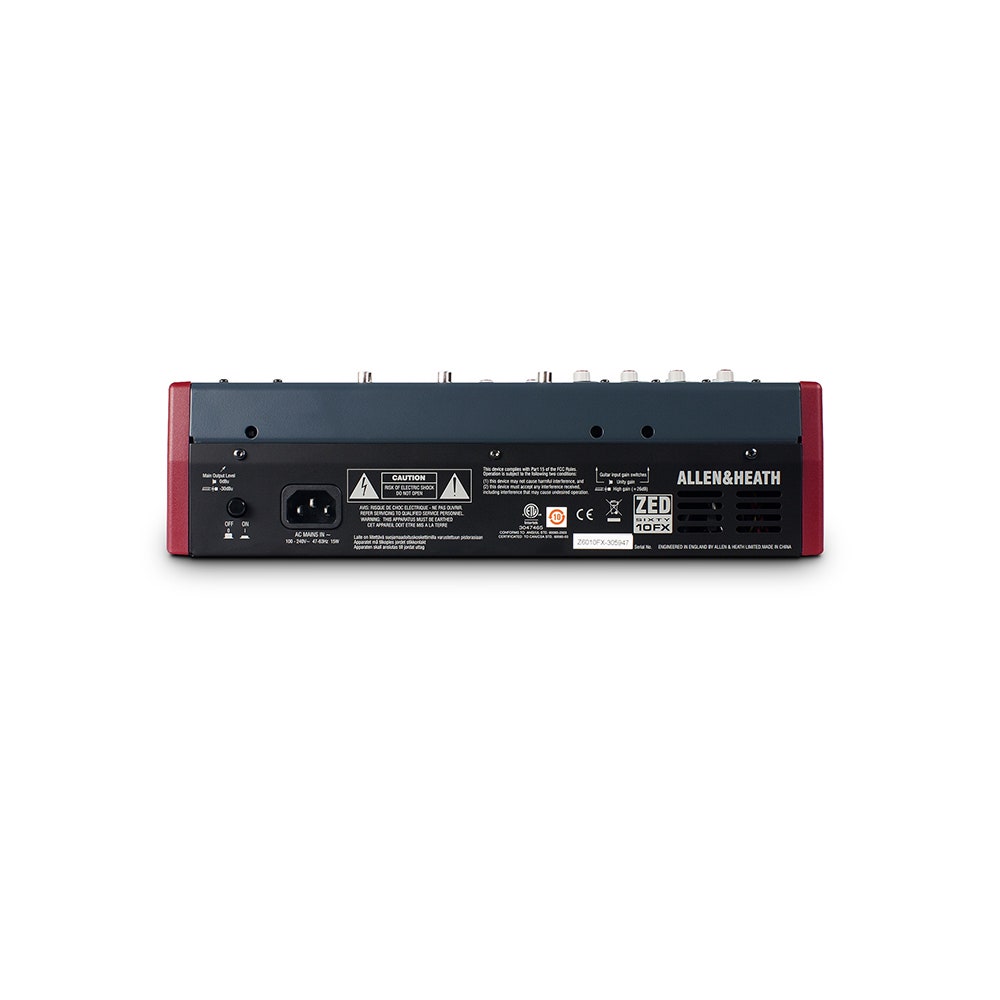 Allen & Heath ZED60-10FX 6-Channel Digital Effects USB Mixer
