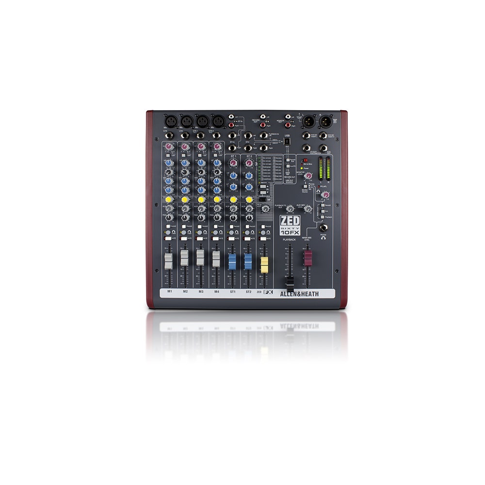 Allen & Heath ZED60-10FX 6-Channel Digital Effects USB Mixer