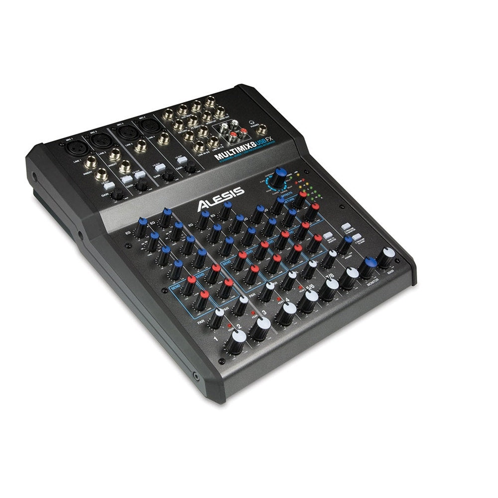 Alesis MultiMix 8 USB FX 8-Channel Mixer with Effects / USB Audio Interface