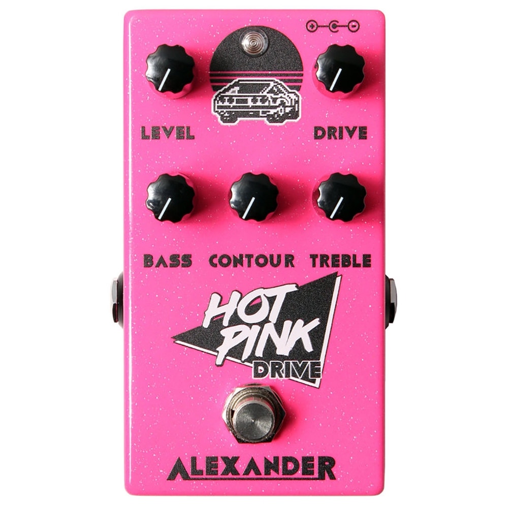 Alexander Pedals Hot Pink Drive Limited Edition Overdrive Guitar Effects Pedal