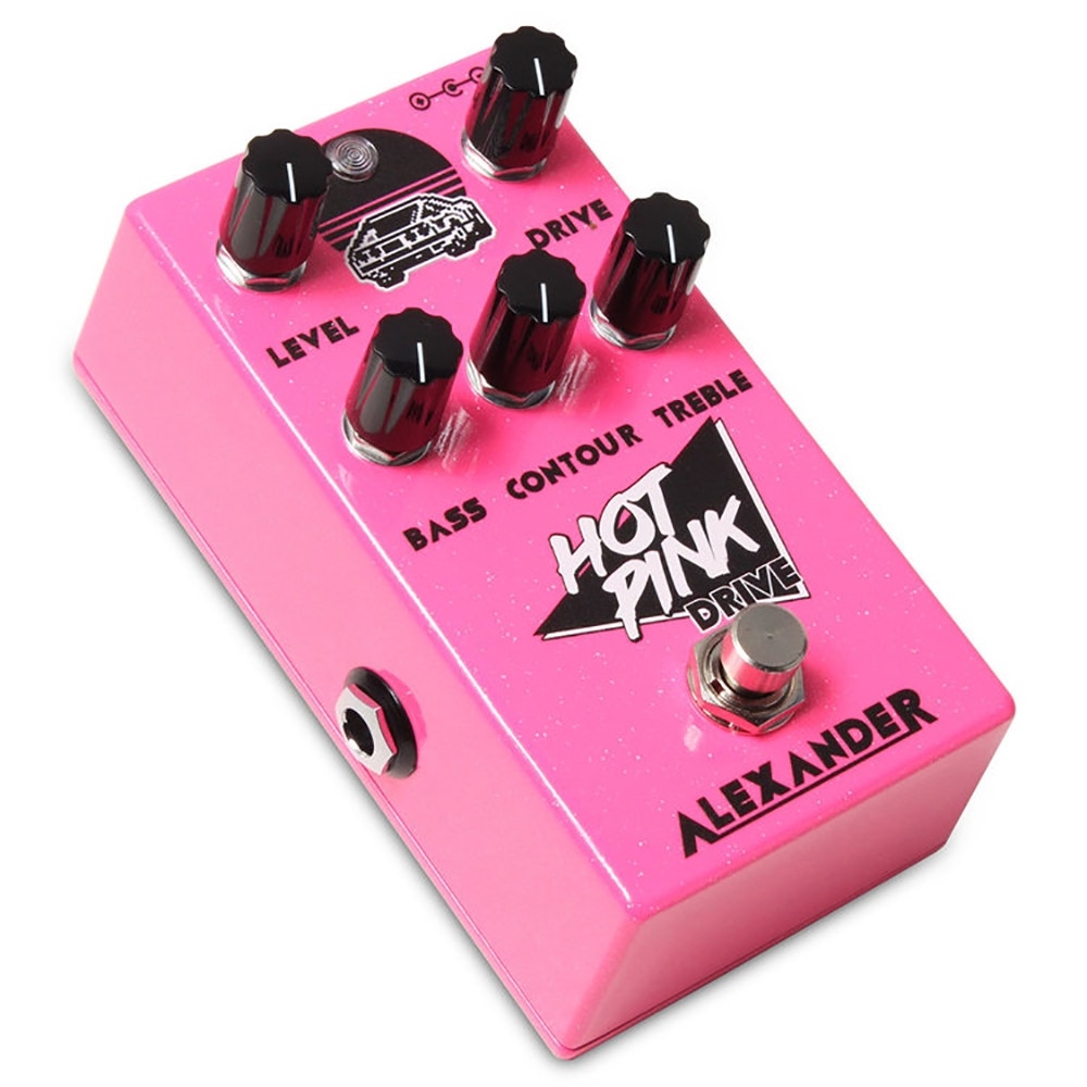 Alexander Pedals Hot Pink Drive Limited Edition Overdrive Guitar Effects Pedal