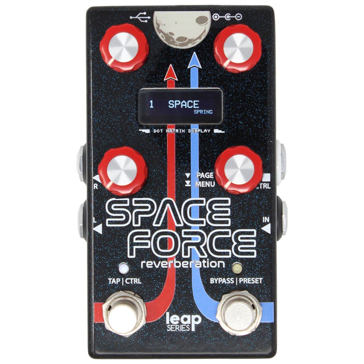Alexander Pedals Leap Series Space Force Reverberation Reverb Guitar Effect Pedal