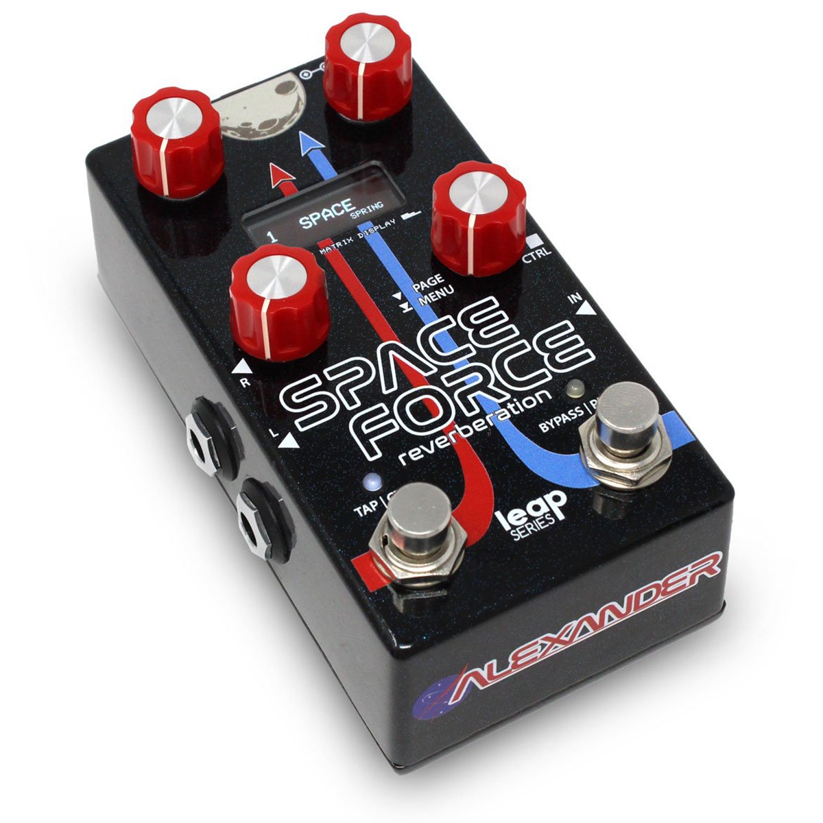 Alexander Pedals Leap Series Space Force Reverberation Reverb Guitar Effect Pedal