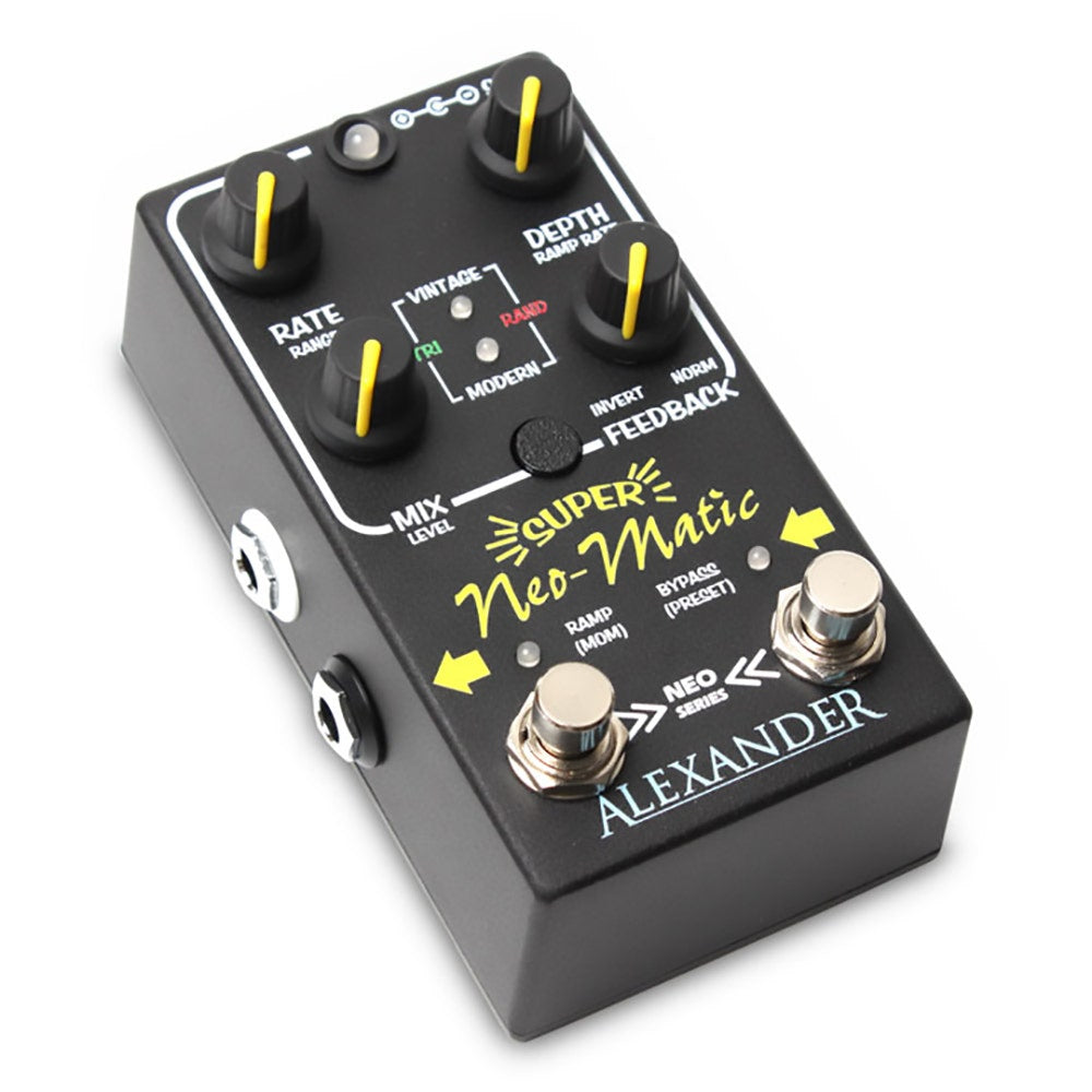 Alexander Pedals Super Neo-Matic Time Mod Footswitch Guitar Effects Pedal