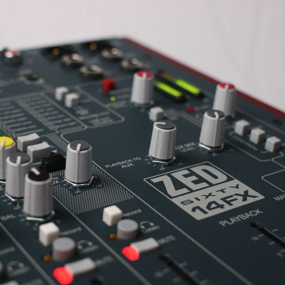 Allen & Heath ZED-10FX 10-Channel USB Mixer with Effects