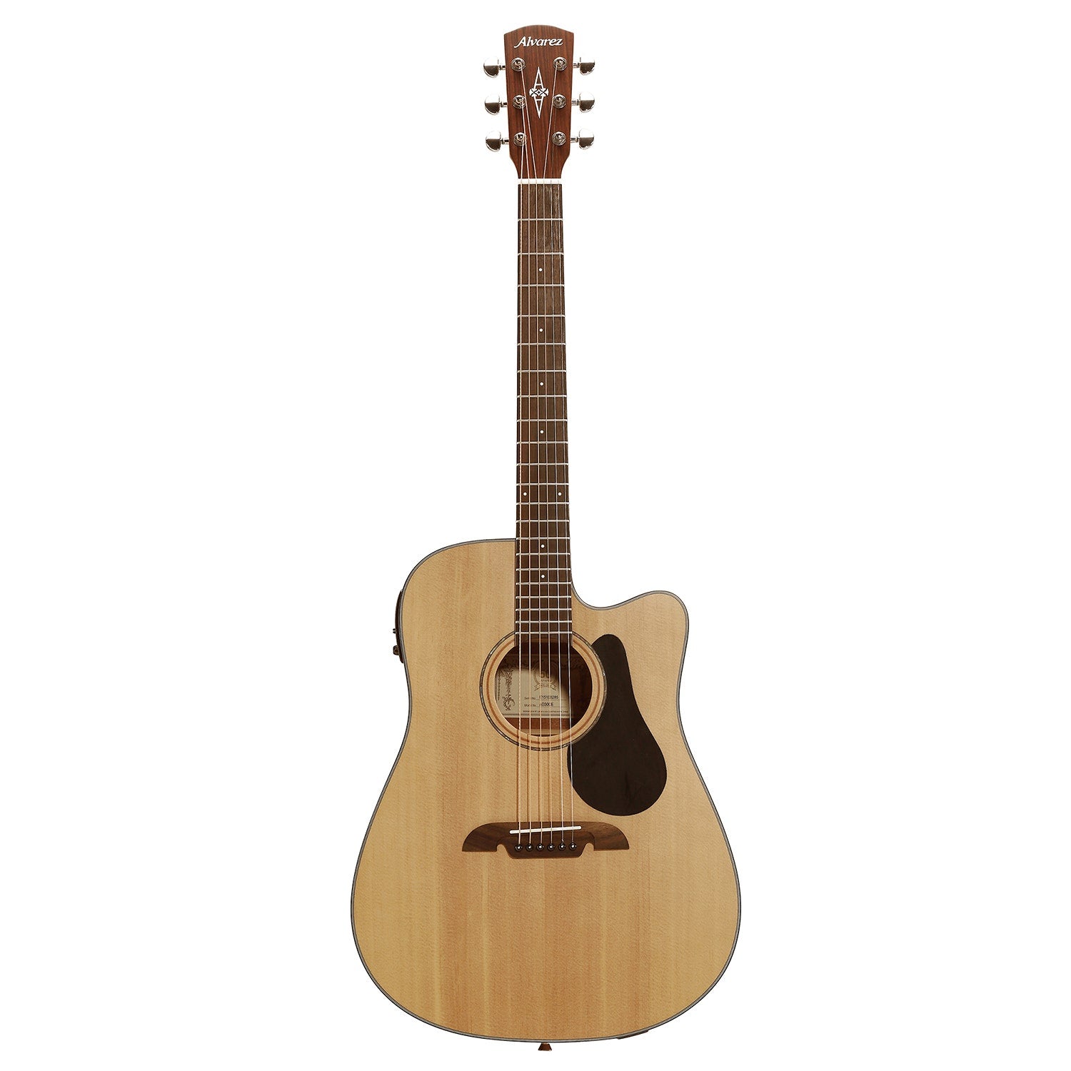 Alvarez AD30CE Artist 30 Series Dreadnought Acoustic Electric Guitar, Natural Satin Finish