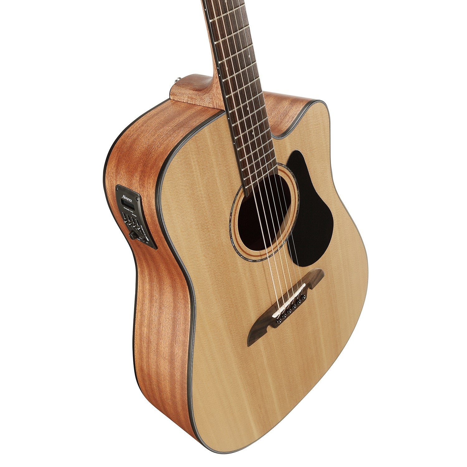 Alvarez AD30CE Artist 30 Series Dreadnought Acoustic Electric Guitar, Natural Satin Finish