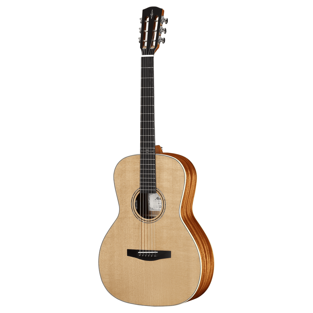 Alvarez LT60e Laureate 000-12 Acoustic-Electric Guitar, AAA Solid North American Sitka Top, Natural