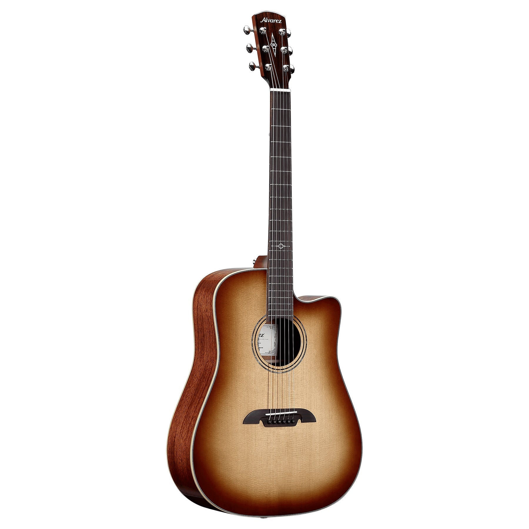 Alvarez MD60CE Acoustic-Electric Guitar, Rosewood Fretboard, Mahogany Back & Sides, Shadowburst