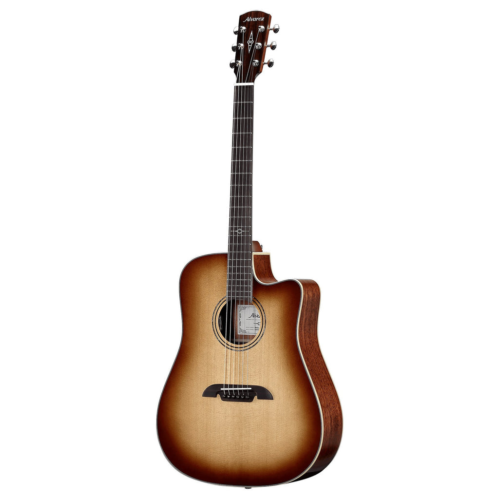 Alvarez MD60CE Acoustic-Electric Guitar, Rosewood Fretboard, Mahogany Back & Sides, Shadowburst