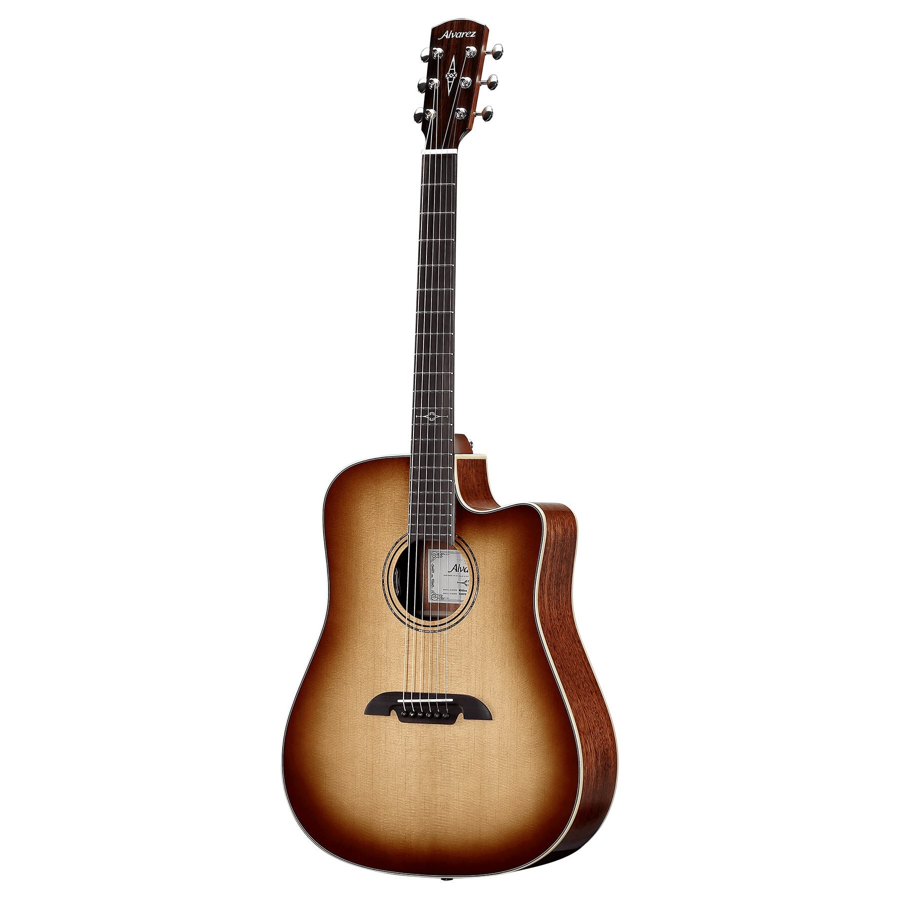 Alvarez MD60CE Acoustic-Electric Guitar, Rosewood Fretboard, Mahogany Back & Sides, Shadowburst