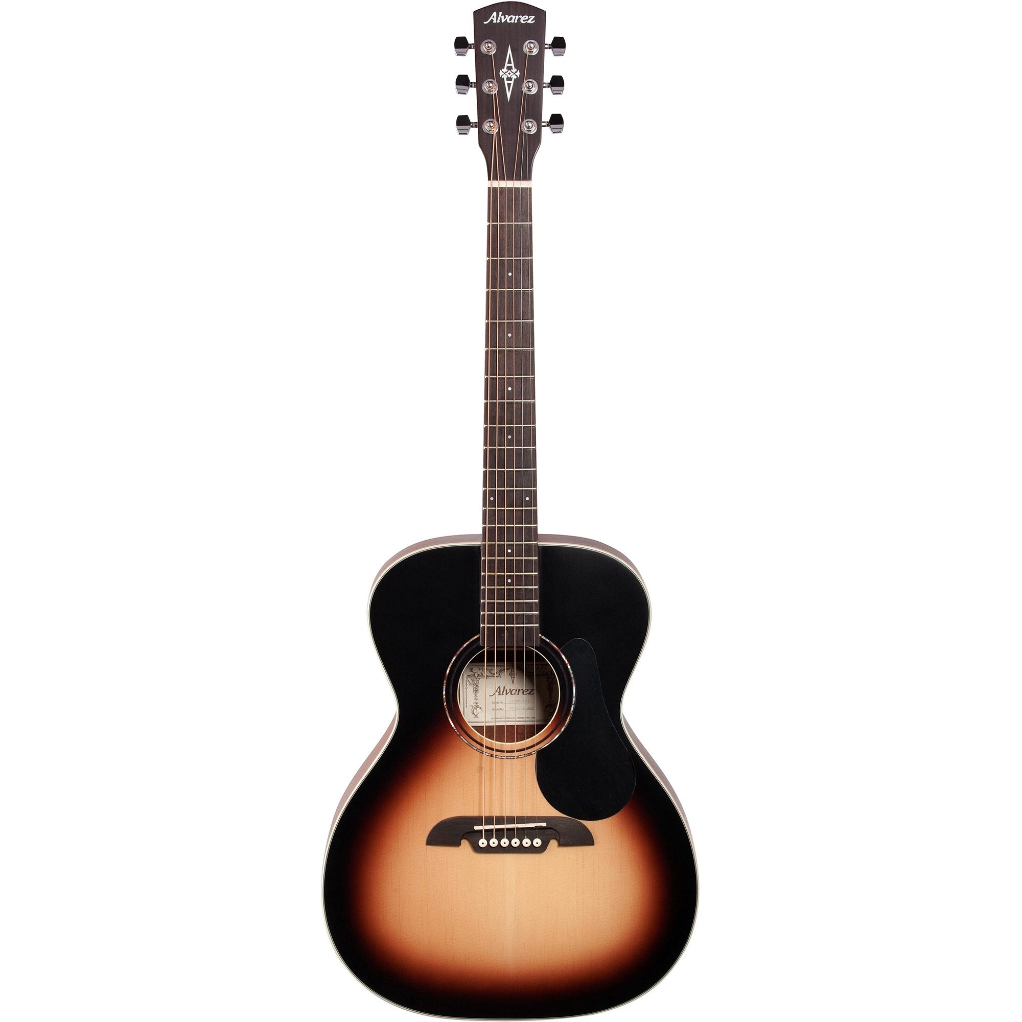 Alvarez RF26SSB-AGP Regent 26 Series Folk/OM Acoustic Guitar Starter Pack with Bag & Accessories, Sunburst