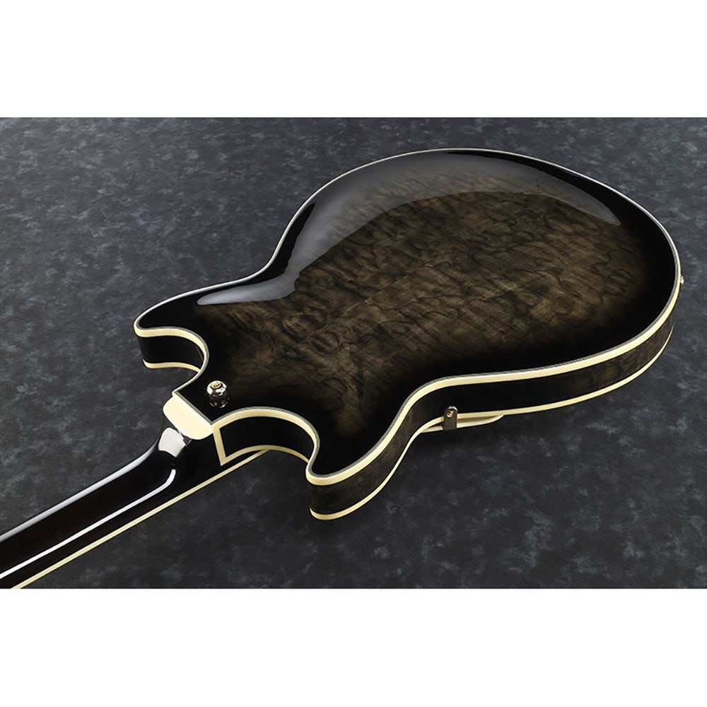 Ibanez AM93 TKS Artcore Expressionist Semi-Hollow Electric Guitar - Transparent Black Sunburst (B-STOCK)