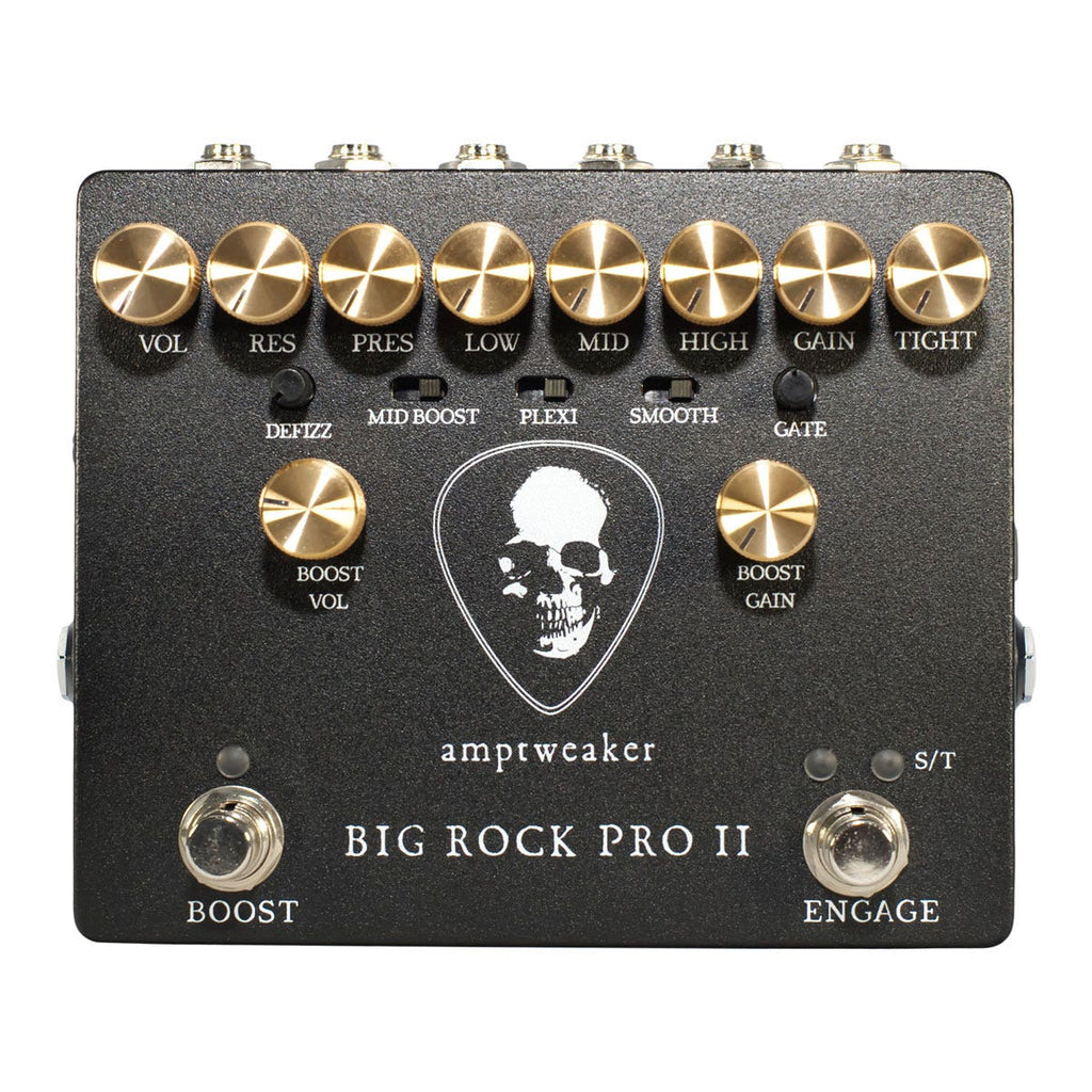 Amptweaker AMP-BRPII Big Rock Pro II Overdrive / Distortion Guitar Effects Pedal