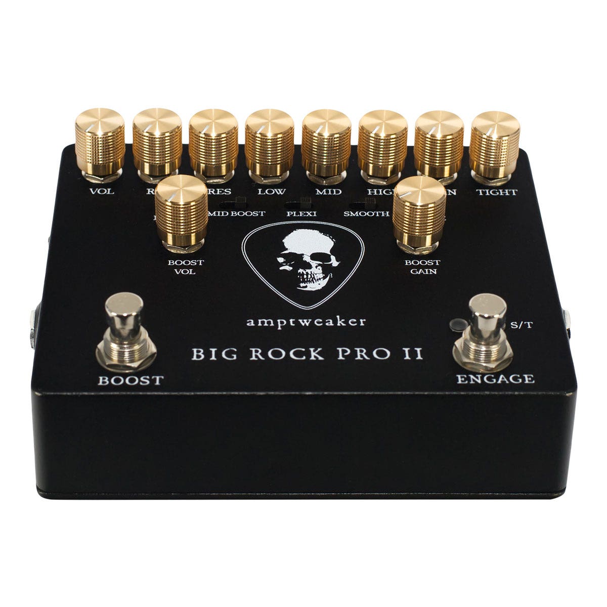 Amptweaker AMP-BRPII Big Rock Pro II Overdrive / Distortion Guitar Effects Pedal