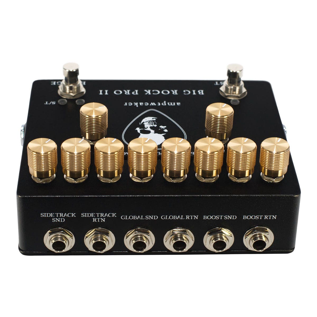 Amptweaker AMP-BRPII Big Rock Pro II Overdrive / Distortion Guitar Effects Pedal