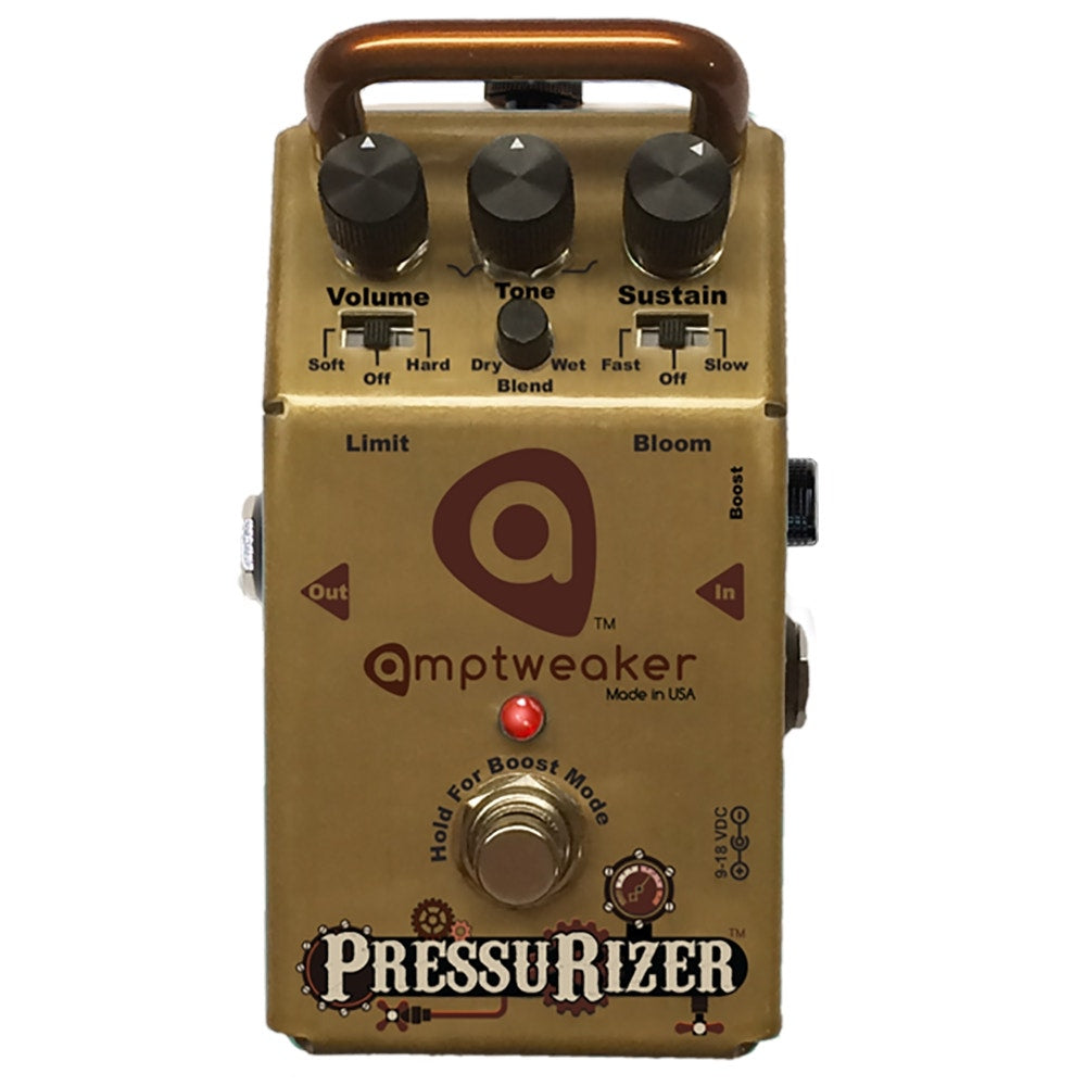 Amptweaker PressuRizer Compressor / Boost Guitar Effects Pedal