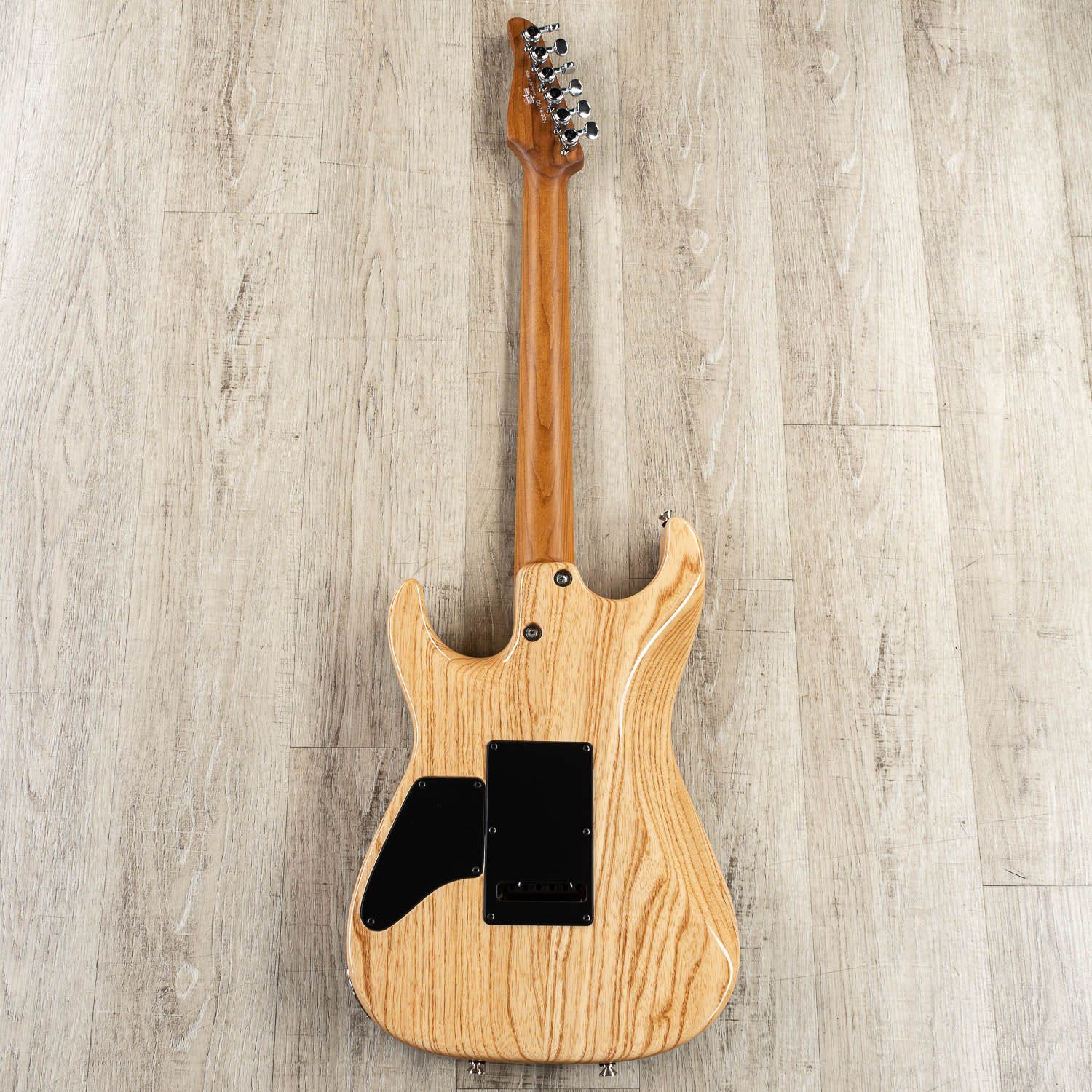 Anderson Guitarworks Drop Top Electric Guitar, Abalone to Trans Purple Burst, Quilt Maple Top, Roasted Maple