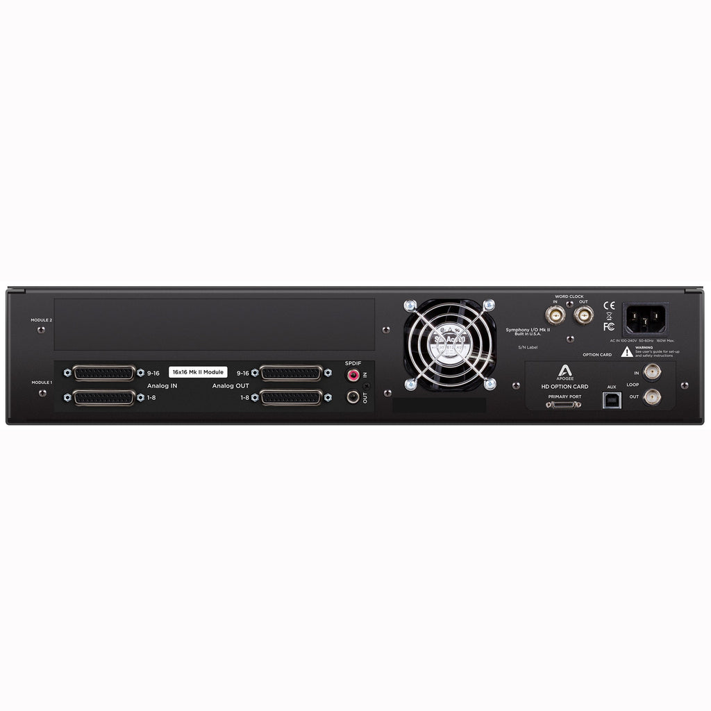 Apogee Symphony I/O MkII 16x16 SE Pro Tools HD Audio Interface