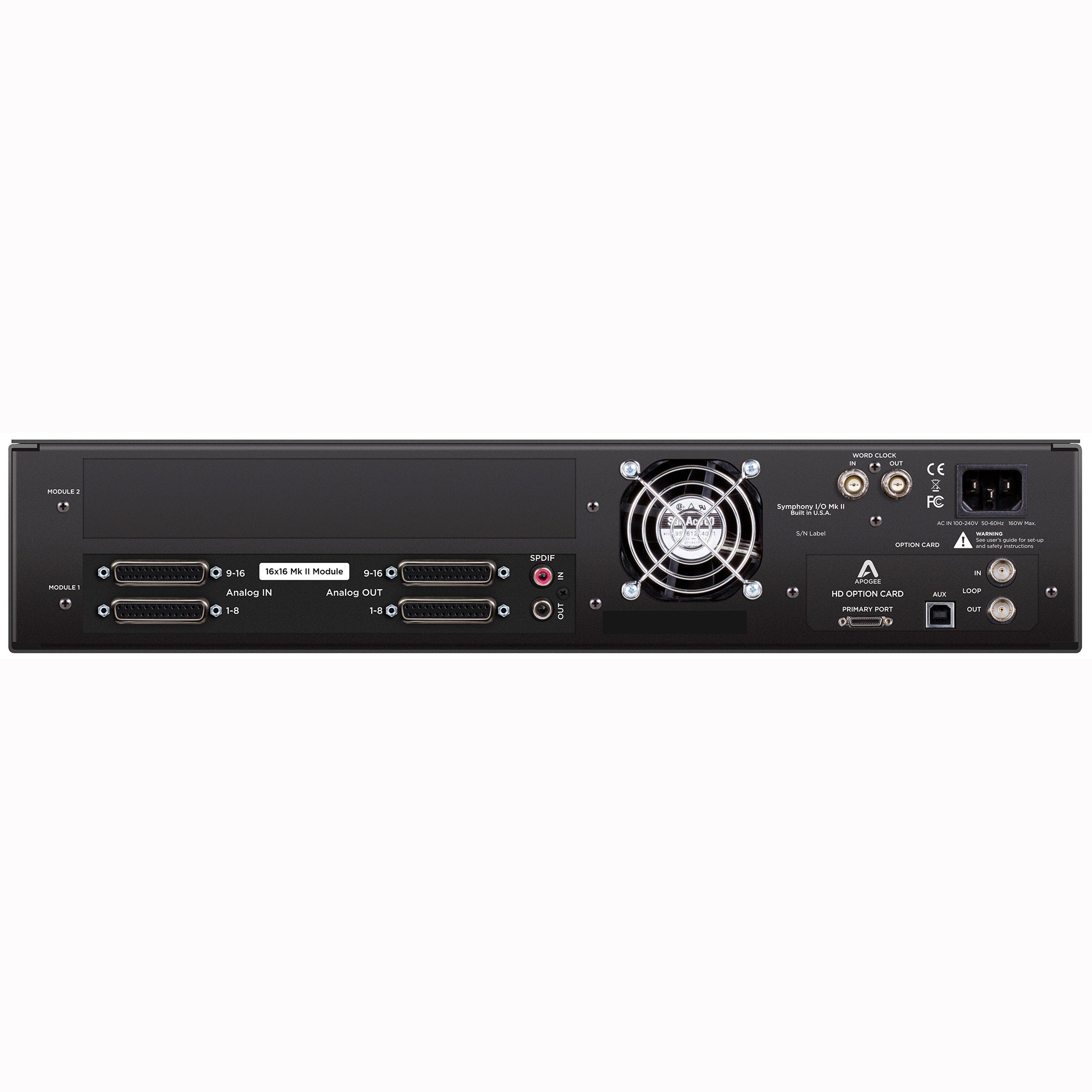 Apogee Symphony I/O MkII 16x16 SE Pro Tools HD Audio Interface
