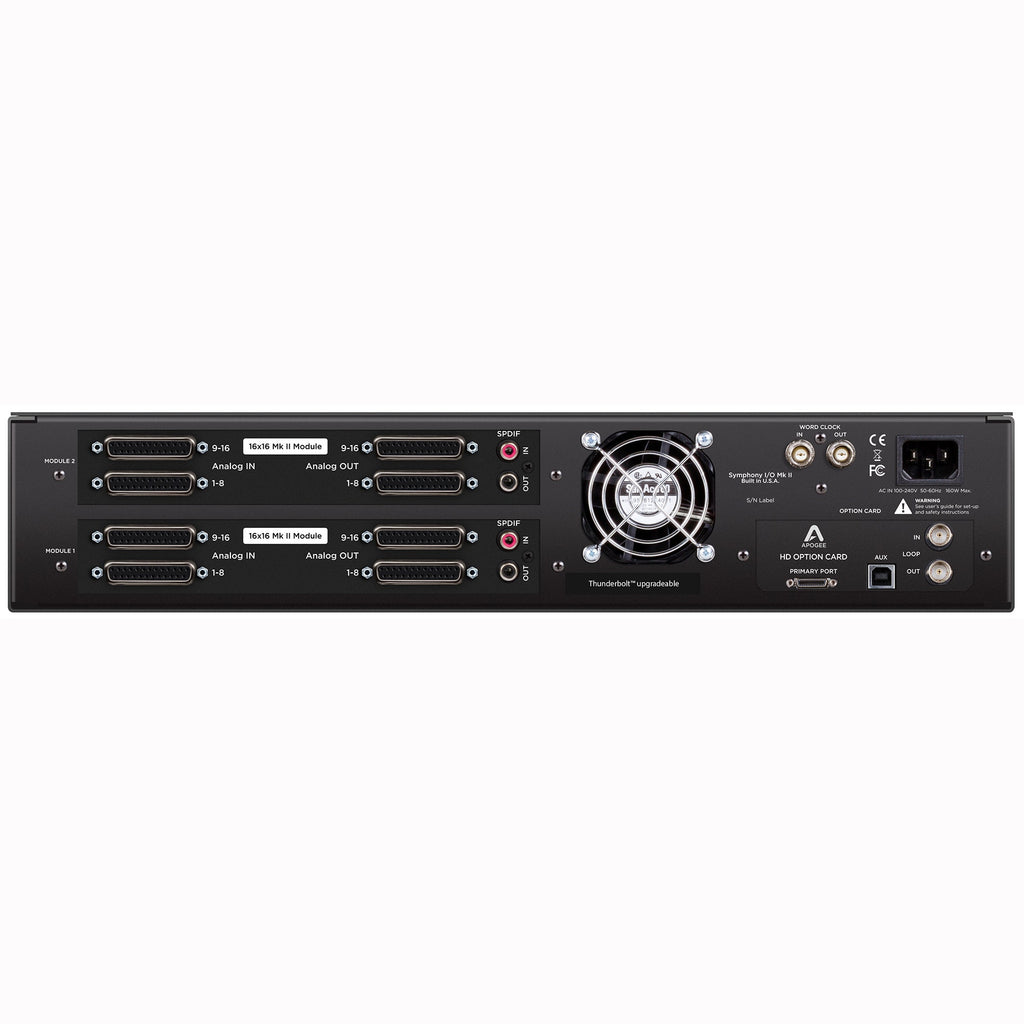 Apogee Symphony I/O MkII 32x32 SE Pro Tools HD Audio Interface