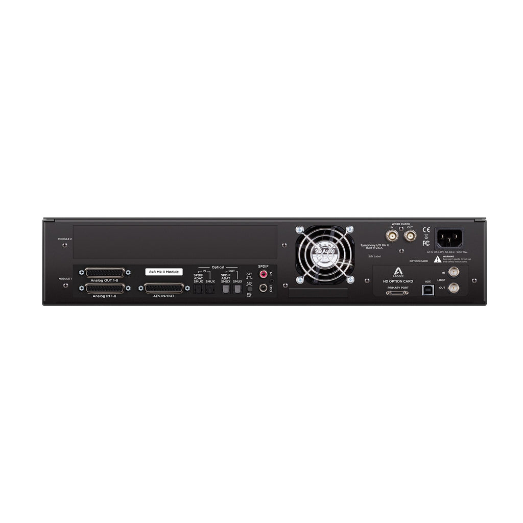 Apogee Symphony I/O Mk II Pro Tools HD 8x8 Multichannel Audio Interface