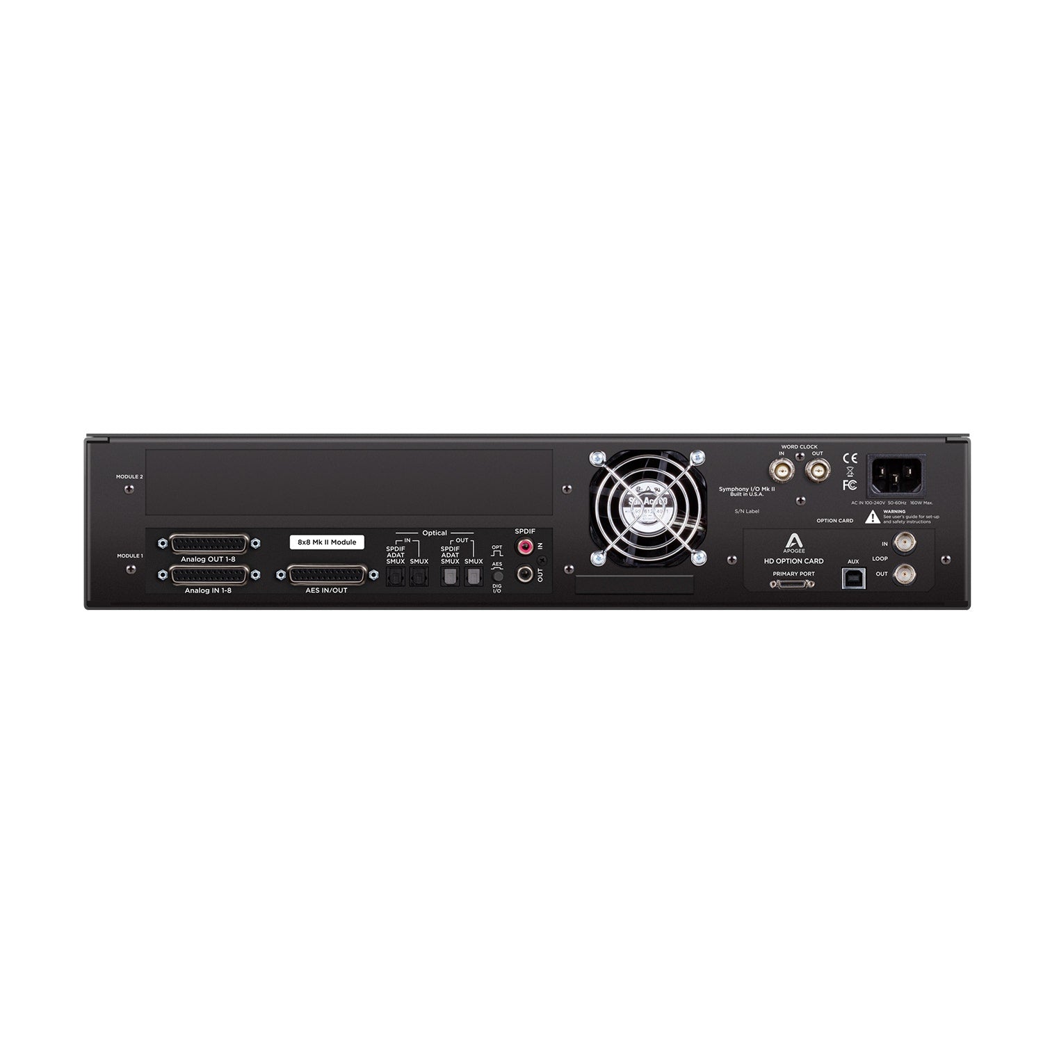 Apogee Symphony I/O Mk II Pro Tools HD 8x8 Multichannel Audio Interface