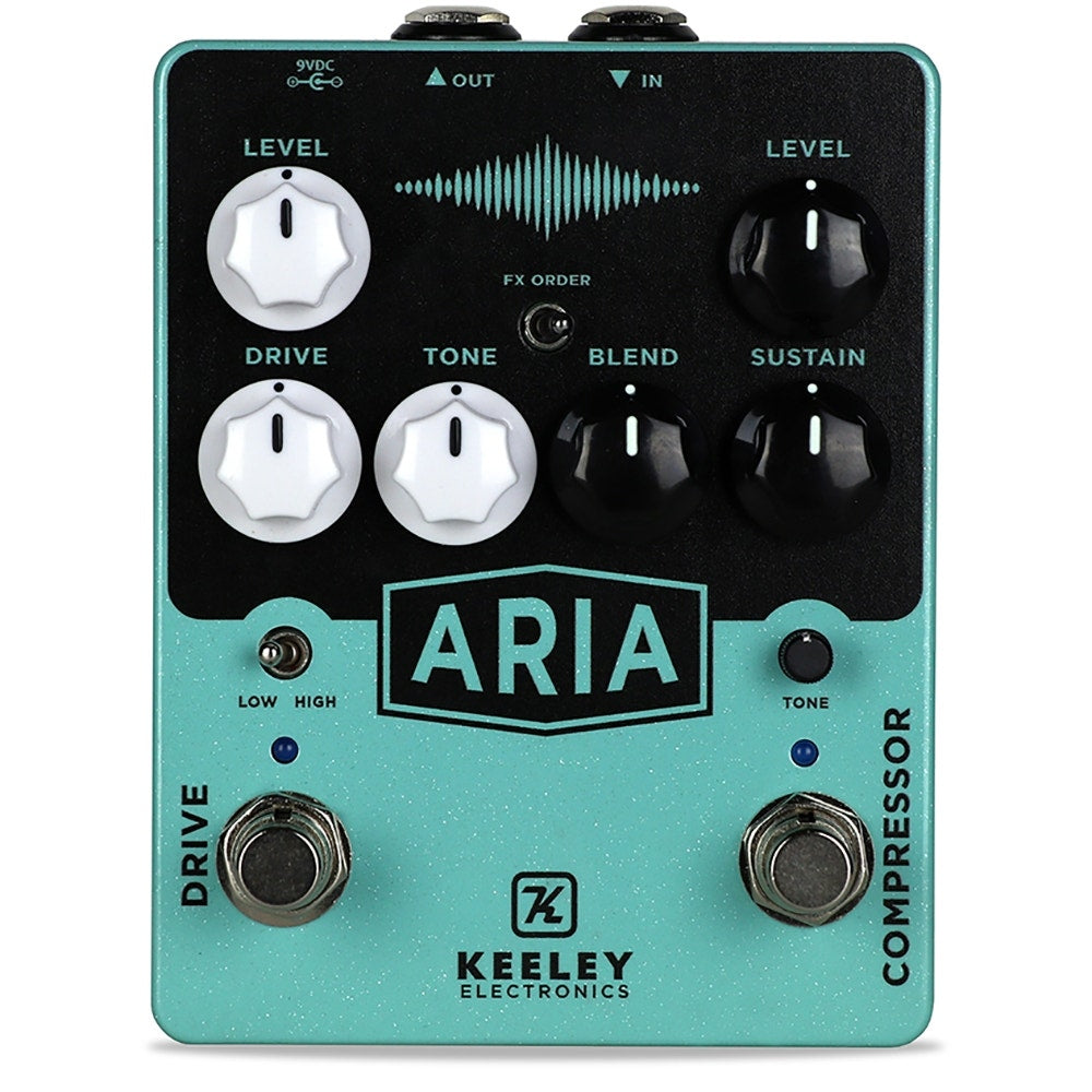 Keeley Aria Compressor and Overdrive Guitar Effects Pedal