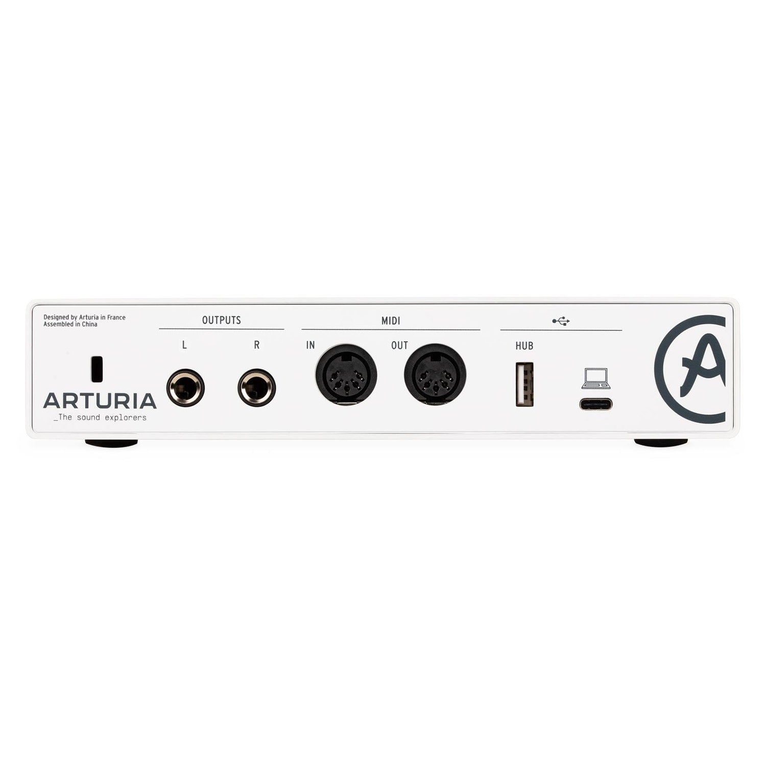 Arturia MiniFuse 2 2-In/2-Out USB-C Audio Interface w/ 2x XLR Combo Inputs, White