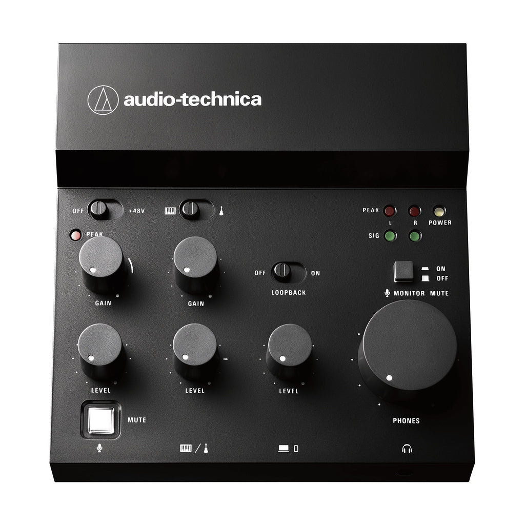 Audio-Technica AT-UMX3 Livestreaming USB Audio Mixer with XLR & 1/4" Inputs