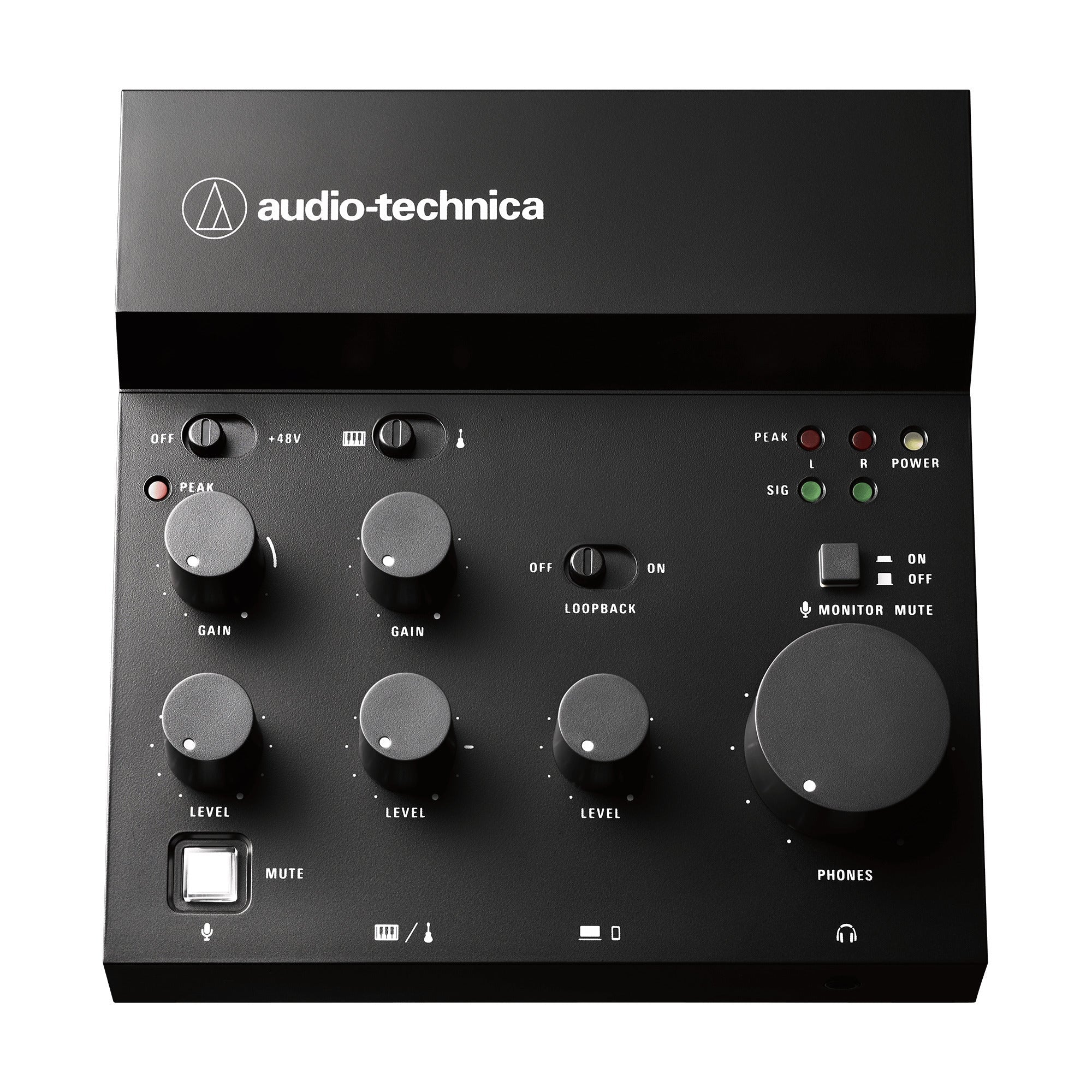 Audio-Technica AT-UMX3 Livestreaming USB Audio Mixer with XLR & 1/4" Inputs