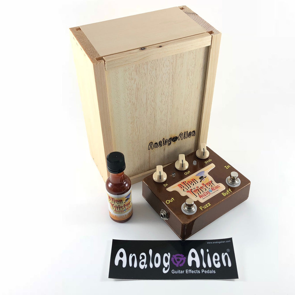 Analog Alien Twister Fuzz / Buffer Guitar Effects Pedal