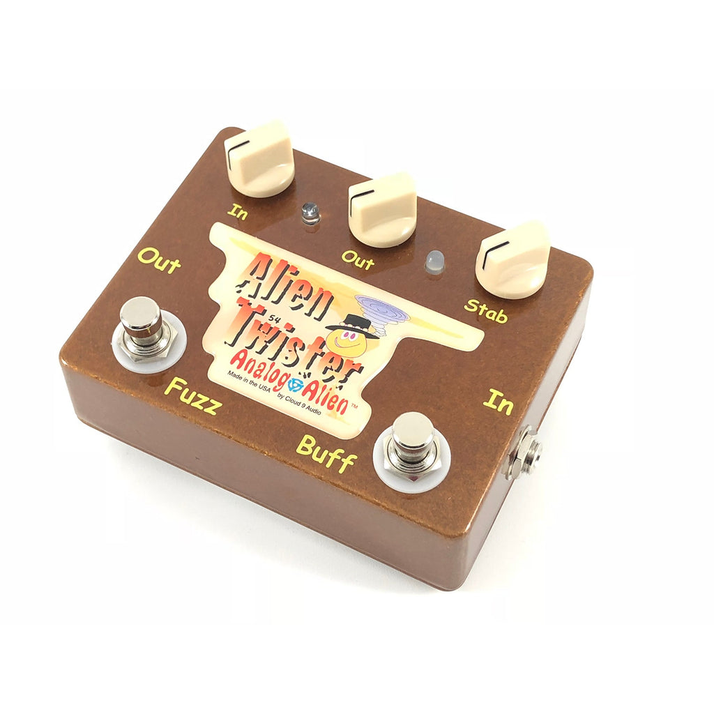 Analog Alien Twister Fuzz / Buffer Guitar Effects Pedal