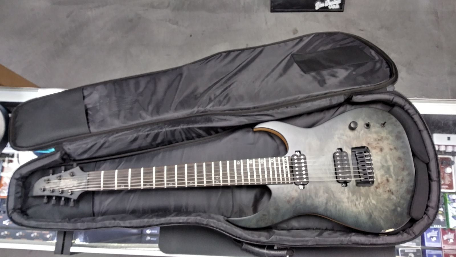 Schecter Keith Merrow KM-7 MK-III Artist Electric Guitar, Ebony Fretboard - Trans Black Burst (Open Box)