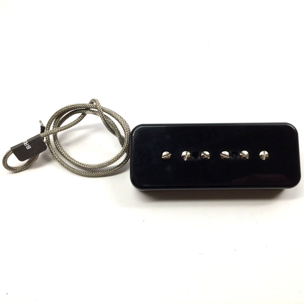 Bare Knuckle Supermassive 90 P90 6-String Pickup, Bridge Position, Black Soapbar Cover