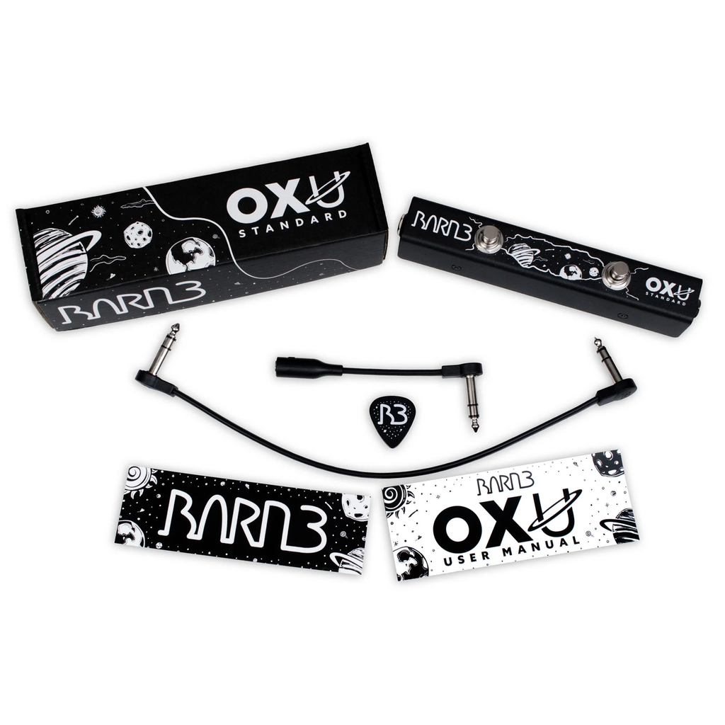 Barn3 OXU Standard 2-Button Universal Aux Switch for Auxiliary-Enabled Effect Pedals