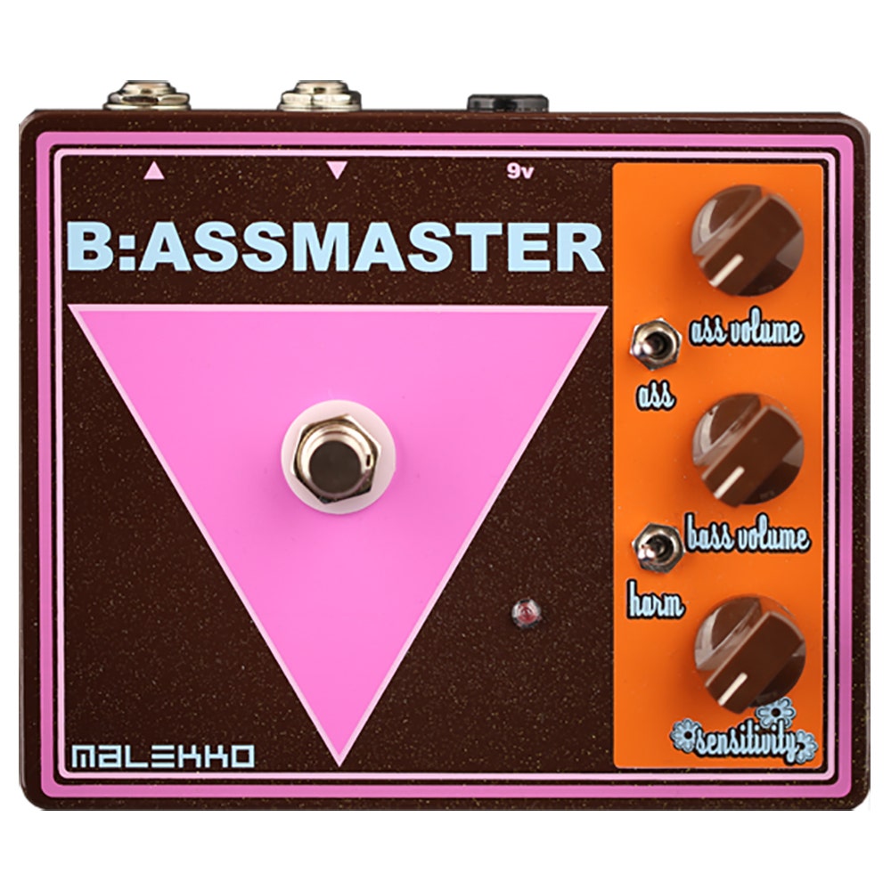 Malekko Heavy Industry Corporation B:ASSMASTER Harmonic Octave Analog Distortion Guitar Effects Pedal