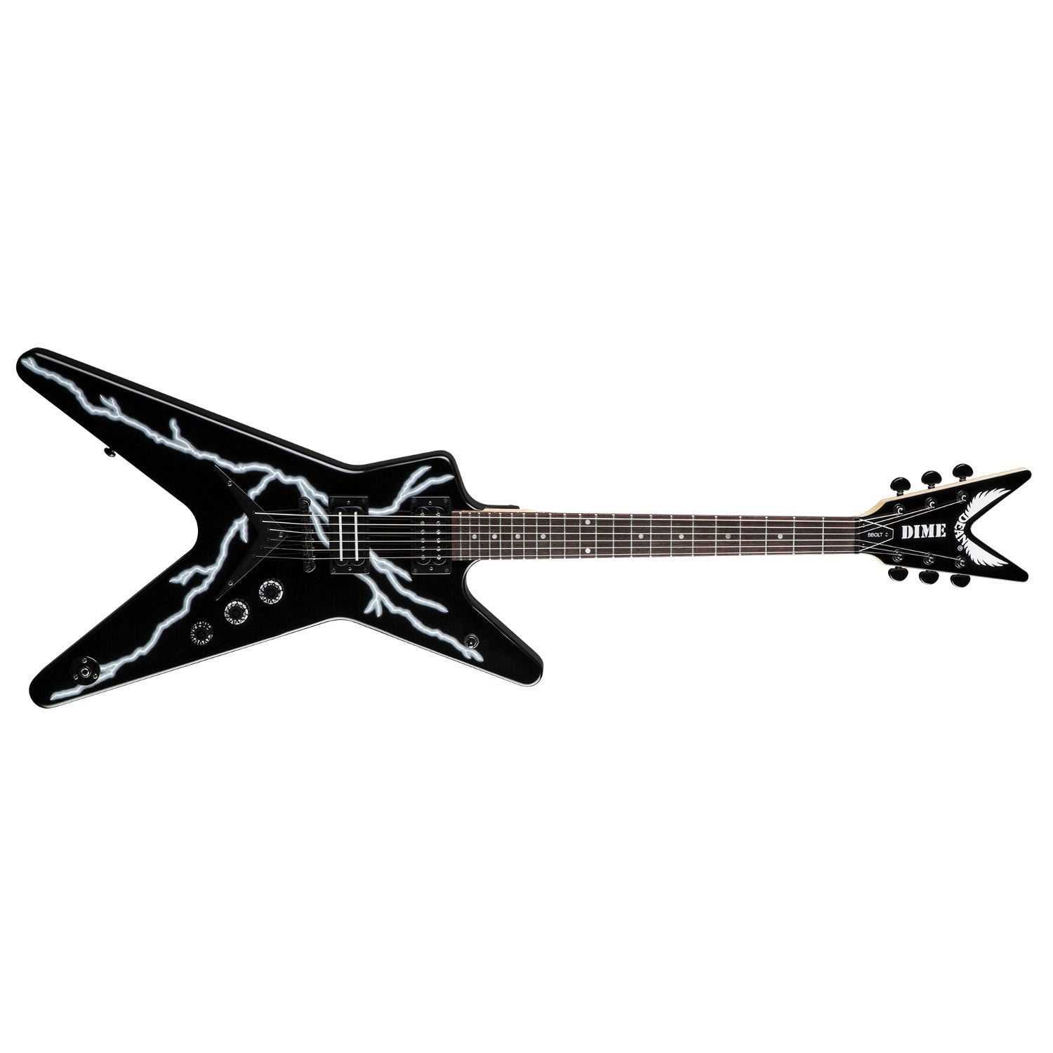 Dean BBOLT Dimebag Darrell ML Electric Guitar - Black Bolt