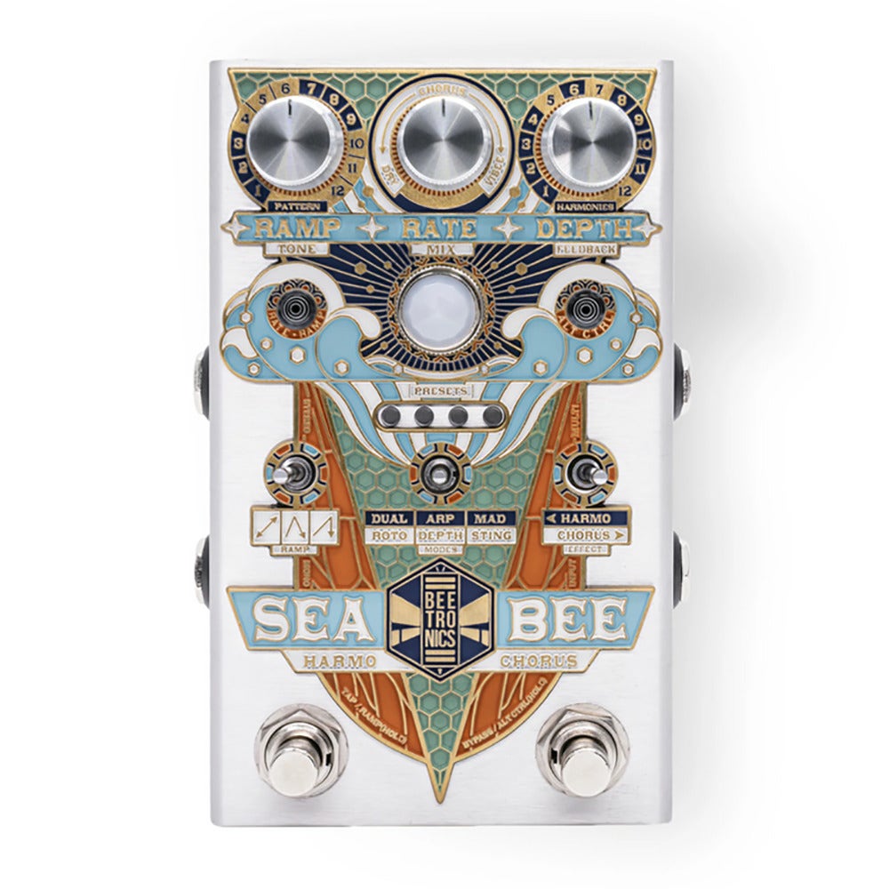 Beetronics FX Seabee Harmochorus Analog Multi Chorus Guitar Effect Pedal