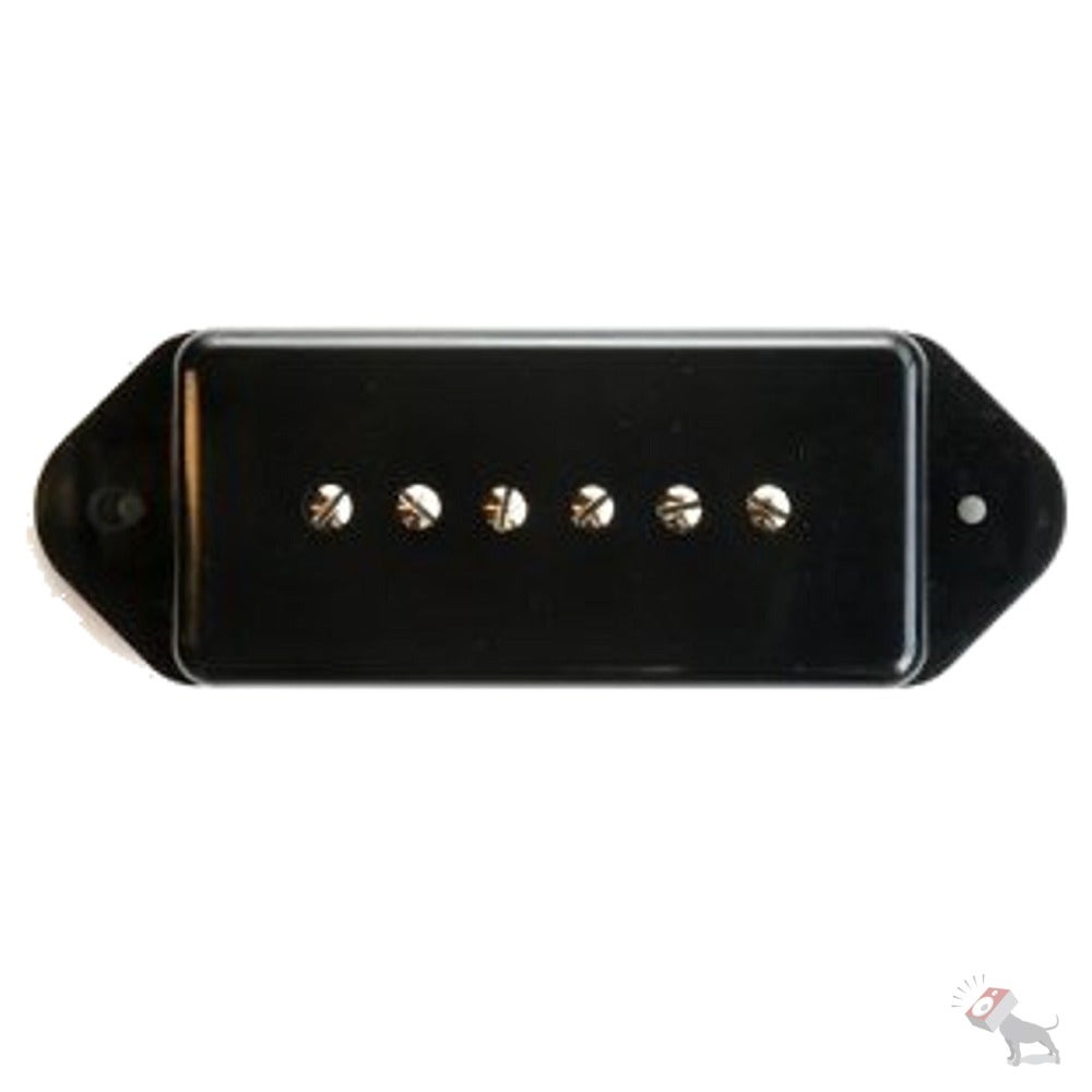 Bare Knuckle Warpig 90 6-String 'Pig 90 P90 Soapbar Pickup, Bridge Position, Dogear Black Cover